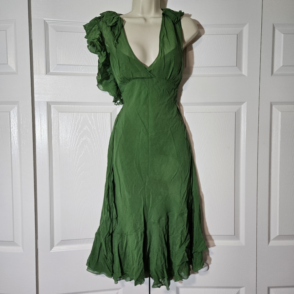 Elegant Green Women's Dress